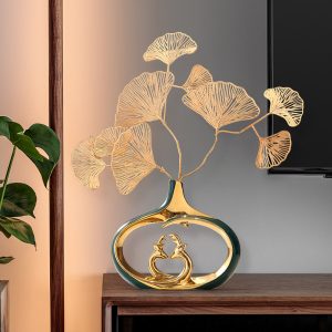 Light luxury, high-end living room, vase ornaments, creative home entryway, wine cabinet, TV cabinet, shoe cabinet, decorations, housewarming