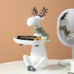 Nordic style creative elk red wine bottle holder entryway home bedroom living room resin ornament art ornament gift gift