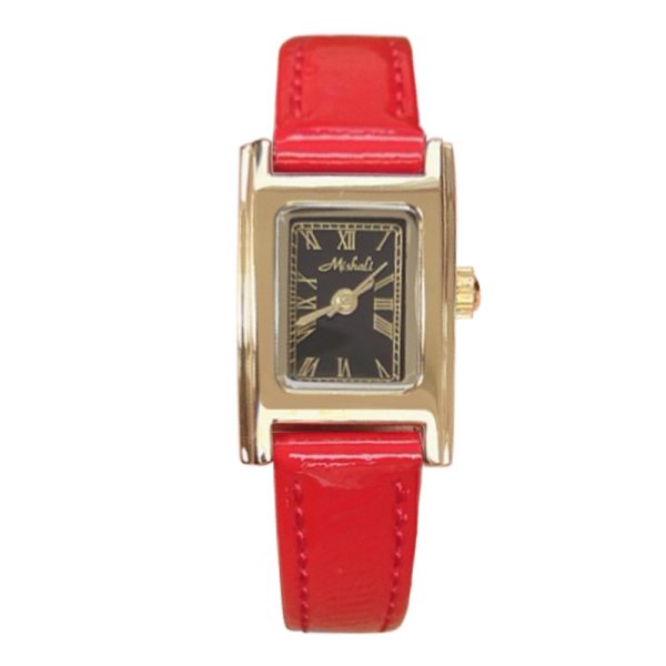 Melissa Vintage Watch Women's Simple New Square Light Luxury Niche Women's Strap French Cowhide Belt Waterproof - Image 5