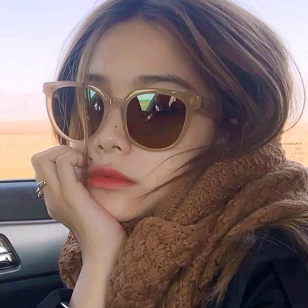 Xiaohongshu sunglasses, brown polarized sunglasses, women's Liu Yifei, the same UV protection can be matched with myopia - Image 3
