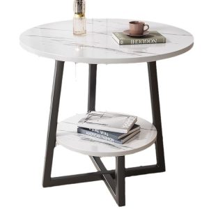 Movable sofa, side cabinet, living room, home tea table, storage rack, bedside small round table, storage balcony table