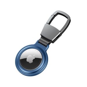 Spot suitable for Apple airtag protective sleeve metal airtag shell aluminum alloy magnetic keychain tracker