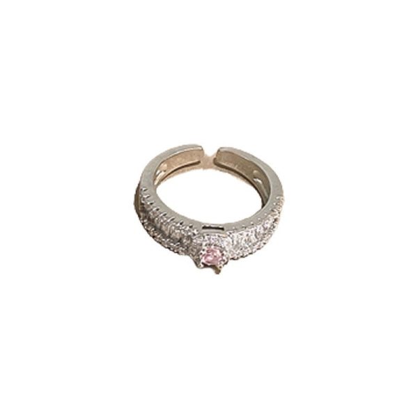 2024 popular zircon geometric opening ring, simple and fashionable, index finger ring, temperament, light luxury, versatile hand jewelry, wholesale women - Image 5