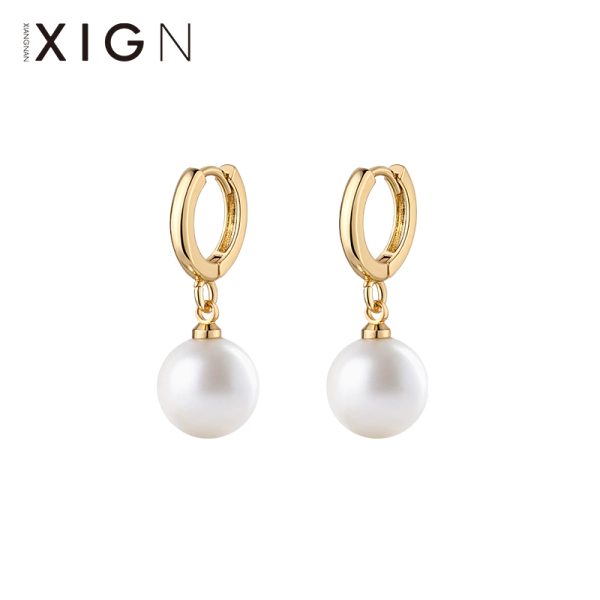 Go to a windy place, the same pearl earrings, retro earrings, earrings, new two-wearing earrings, jewelry, women's exquisite - Image 5
