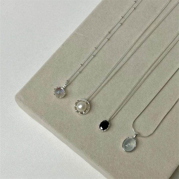 925 sterling silver aquamarine butterfly necklace women's non-fading ins niche high-end sense light luxury collarbone chain accessories wholesale - Image 5