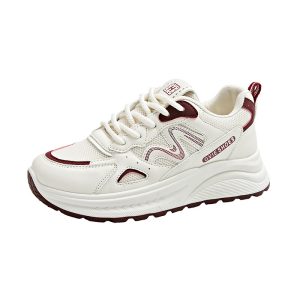 Lightweight daily women's shoes, daddy shoes, women's platform sports white shoes, 2025 spring and autumn new versatile casual board shoes
