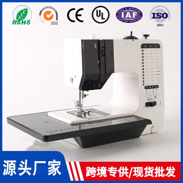 Cross-border explosive 738 sewing machine household electric mini multi-functional eating thick with hemming and hemming small desktop