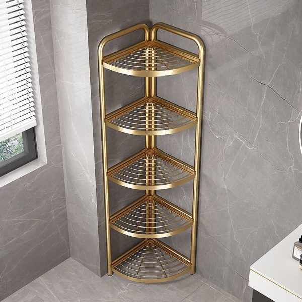 Bathroom shelves floor-to-ceiling, multi-storey toilets, storage of various artifacts, corner toilets, bathroom triangular basin racks