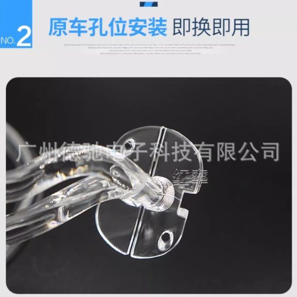 For BMW 3 Series 09-12 E90 320i 325i Angel Eye Aperture Circle Aging Daytime Running Light Guide - Image 3