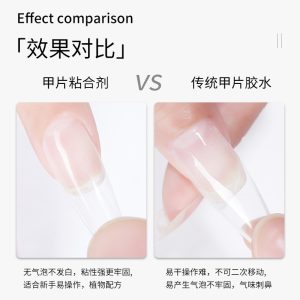 Bouchermann nail sheet adhesive nail patch nail sheet glue bottom glue reinforcement glue sealing layer nail polish glue nail shop special