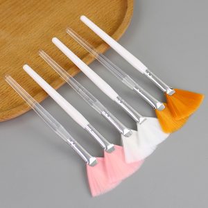 Beauty tools, fan-shaped brushes, fruit acid brushes, makeup brushes, beauty mask brushes, retouching essence brushes, single bag wholesale