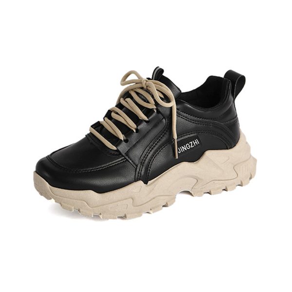 Spring and Summer New Daddy Shoes Fashion Platform Sneakers Women Korean Lace-up Student Casual Comfortable Shoes Wholesale - Image 5