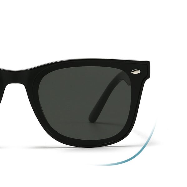 Trendy new sunscreen sunglasses, high-end high-quality nylon UV protection sunglasses, men's and women's non-GM sunglasses - Image 3