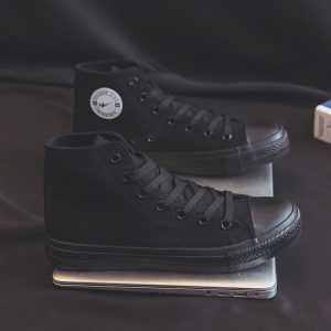 Three springs and autumns, high-top canvas shoes, male and female couples, students, Korean version of versatile casual shoes, single shoes, small white shoes, women's S222