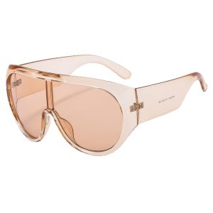 25 new one-piece large frame sports protective sunglasses European and American cross-border trend sunglasses personalized windproof men's and women's glasses