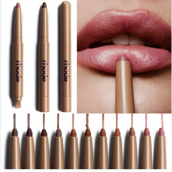 Cross-border hot-selling RHODE Hayley Lip Liner Waterproof and Sweatproof Lip Liner Wood Lip Liner - Image 3