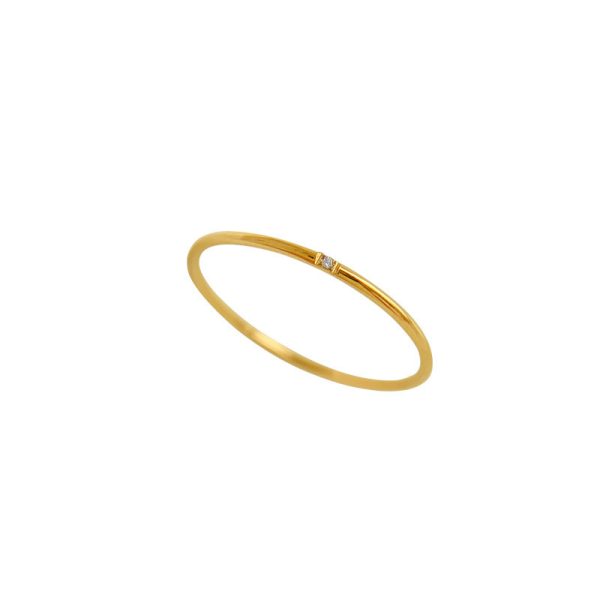 Super fine hands ~ high-end sense of small zircon rings, women's fashion personality, titanium steel ring tail ring, 2024 new trend - Image 5