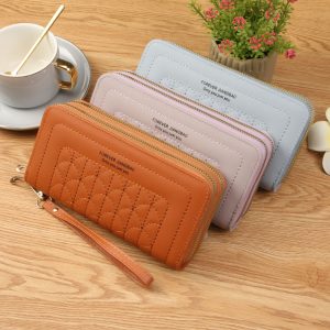 New women's wallet, Korean version, simple long ins, women's popular high-quality wallet, women's large-capacity mobile phone bag