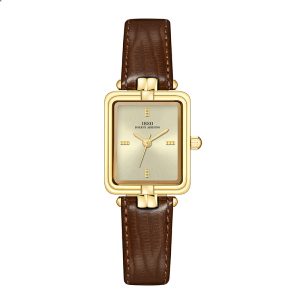 Love Pisno Watch Women's 2024 New Quartz IB6698 Belt Model Exquisite Retro Simple Watch