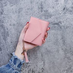 New style wallet female short multi-card position ladies small wallet mini student small clutch fashion coin purse clutch bag