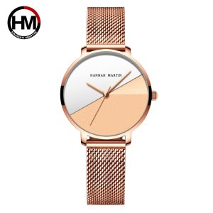Nordic minimalist style non-graduated Japanese quartz movement watch waterproof literary and artistic fashion creative women's watch