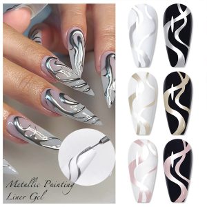Cross-border new product nail metal wire glue high-density hook paint glue metal glue phototherapy nail glue 5ml
