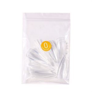 Nail scrub without grinding 50 pieces of supplement markless nail sheet almond water drop nail piece long and short ladder full half and half for nails