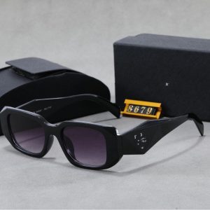 P family sunglasses, female Xiaohongshu, Internet celebrities, European and American fashion, the same personality, irregular color-blocked sunglasses, men and women
