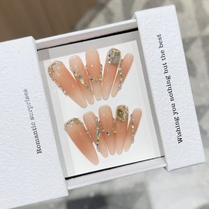 [Zhiqiu] high-end handmade wearable nails pure handmade ins style wearable nails wholesale nail nail art nail pieces
