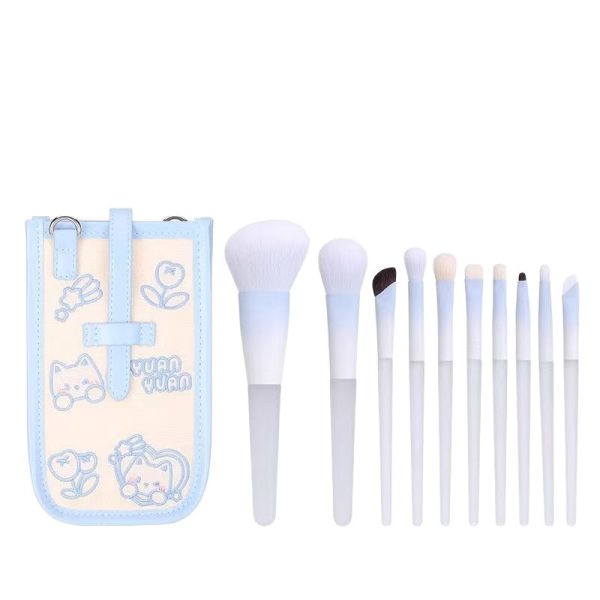 Chen Yuanyuan's same makeup set brush in one go, Chen eyeshadow, blush smudge brush, Cangzhou makeup brush set full set - Image 5