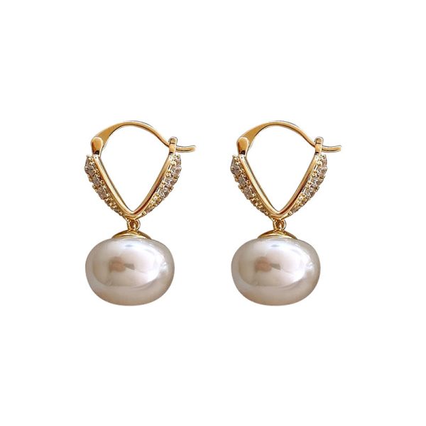 Light luxury love versatile earrings female niche design high-end temperament earrings new fashionable and unique French earrings - Image 5