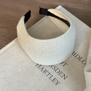 Yi Mengling has the same French knit gray widened headband high skull top fashion headband headband headband hairpin hair accessory