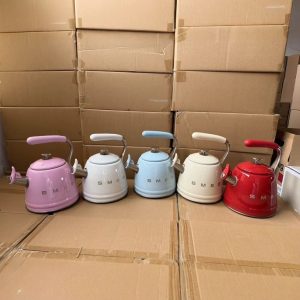 SMEG Smeagall vintage chime kettle stainless steel kettle induction cooker open flame 2.3L kettle