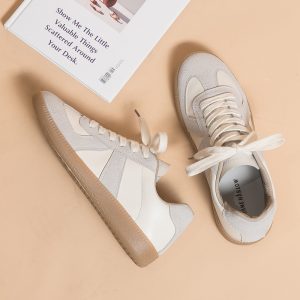 Retro German Training Women's Shoes 2024 Spring New Student Casual Forrest Gump Couple Shoes Sports Running Board Shoes Trendy Shoes Women