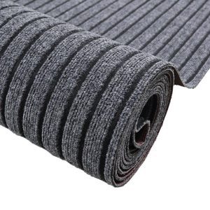 Outdoor entrance seven stripe carpet floor mat entrance door home kitchen mat absorbent and dirt-resistant bathroom can be cut