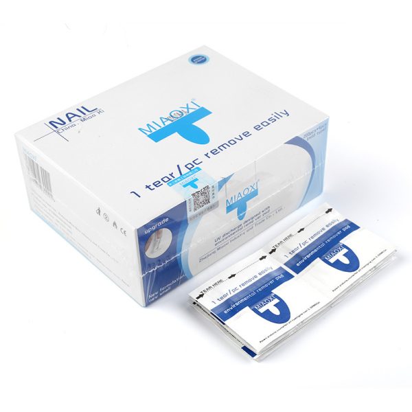 Miao Qian Nail Removal Bag contains nail removal water, nail removal scarf, nail art products, nail polish glue, genuine wholesale 200 pieces - Image 4