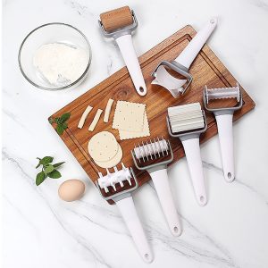 Pizza Roller Set Baking Tools Patterned Plastic Mesh Cutter Multi-purpose roller cutter creative noodle hob