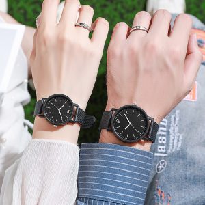 Cross-border foreign trade new couple quartz watch plastic strap men's women's wrist performance goods wholesale one generation
