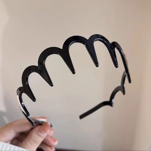 Korea face wash special premium sense headband women's 2024 new broken hair wavy hairpin high skull pressure headband