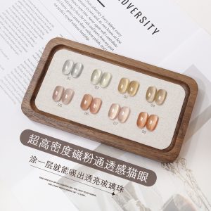 Fei Xiaole's new Gilt Ji Cat's Eye Nail Polish Glue 2025 Internet Celebrity Wild White Upgrade Wild Super Bright Magnetic Pink