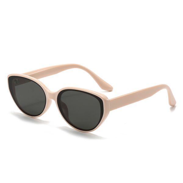 Trendy small frame cat-eye sunscreen sunglasses women's high-end face small nylon lens anti-ultraviolet sunglasses - Image 5