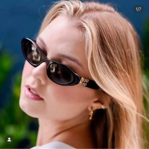 mm new vintage narrow frame cat eye women's small frame sunglasses fashion cat eye sunglasses trend sunglasses cross-border wholesale