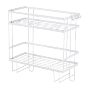 Cross-border non-perforated toilet shelf, bathroom utility storage rack, bathroom multi-functional water tank storage shelf, artifact