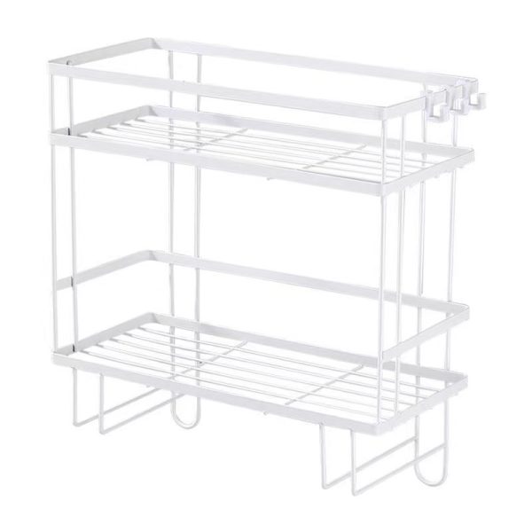 Cross-border non-perforated toilet shelf, bathroom utility storage rack, bathroom multi-functional water tank storage shelf, artifact - Image 5
