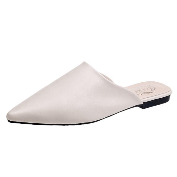Baotou half slippers, 2025 new summer Internet celebrity thick heel low-heeled women's sandals, mules, lazy people and slippers for women to wear outside - Image 5