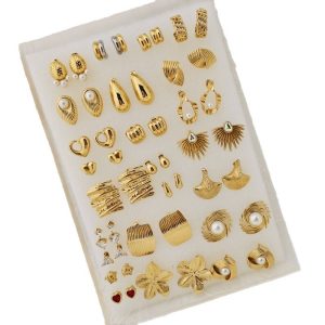 Cross-border dropshipping titanium steel earrings ins style light luxury French personalized earrings gold plated earrings earrings earrings manufacturers wholesale