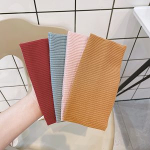Ouyang Nana sports hairband female net red wild sweat-absorbent running out knitted wool headband turban female