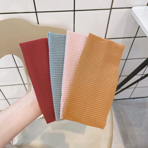 Ouyang Nana sports hairband female net red wild sweat-absorbent running out knitted wool headband turban female - Image 4
