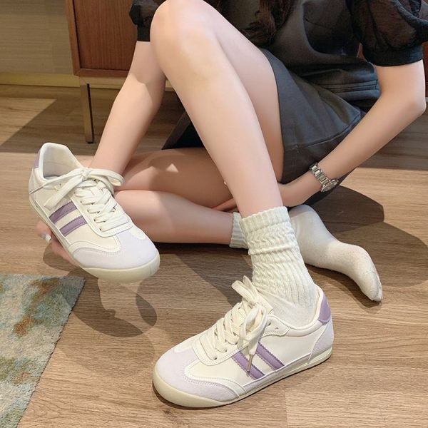 Forrest Gump Shoe Women's 2025 new explosive summer breathable board shoes, casual sneakers, versatile white shoes, moral training shoes - Image 4