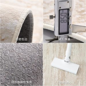 Light luxury high-end carpet living room 2025 new cream style washfree wipeable sofa blanket bedside blanket bedroom floor mat